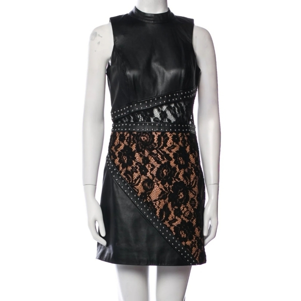 X By NBD leather dress size 4 NEW